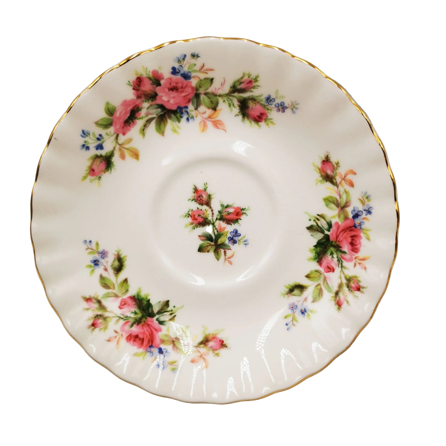 Royal Albert China Moss Rose Saucer