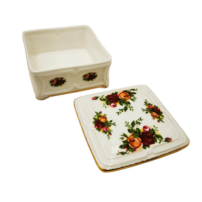 Royal-Albert-China-Old-Country-Roses-Square-trinket-Box