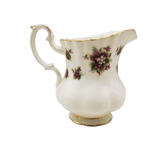 Royal Albert China Sweet Violets Half-Pint Milk Jug