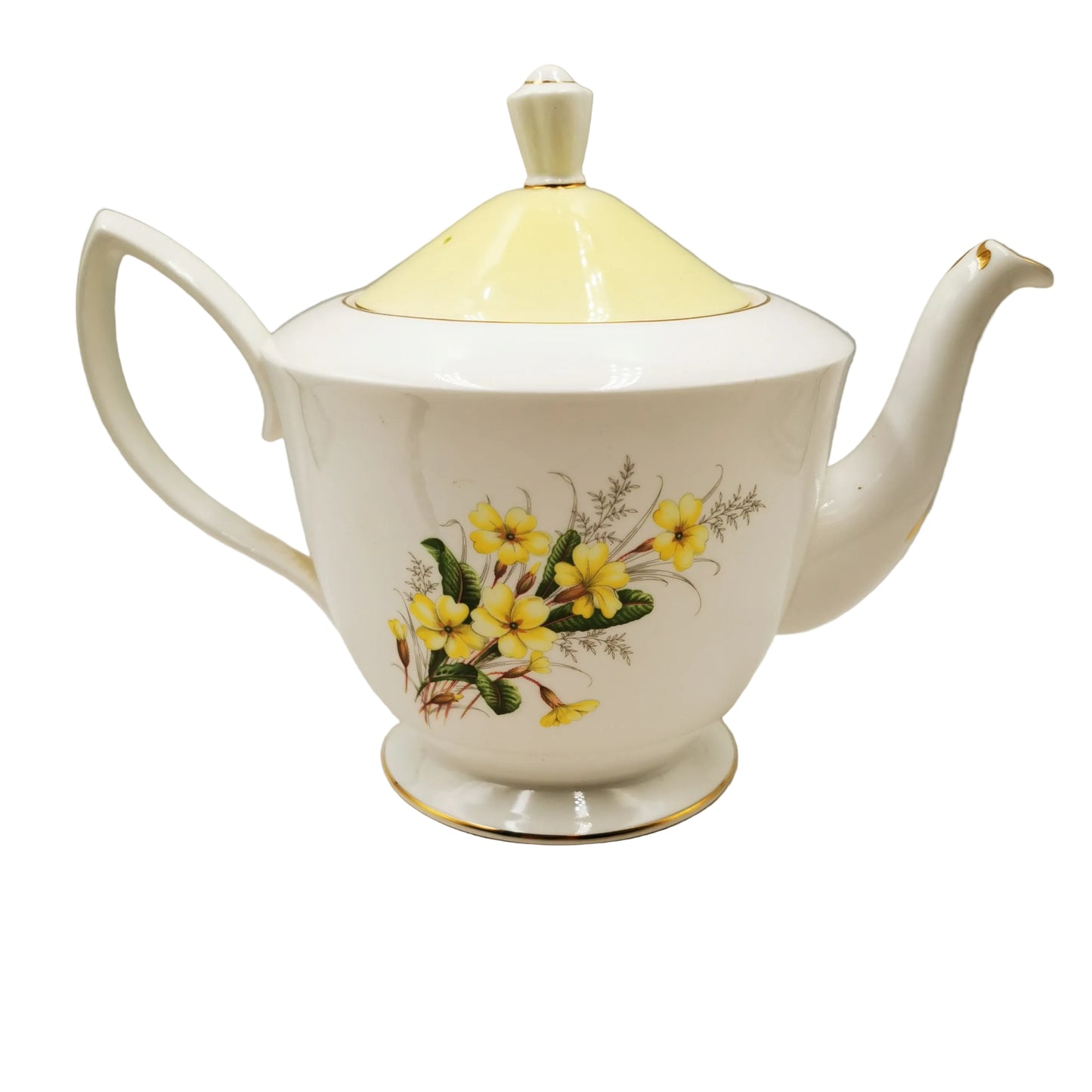 Royal Albert China Yellow Primrose Large Teapot