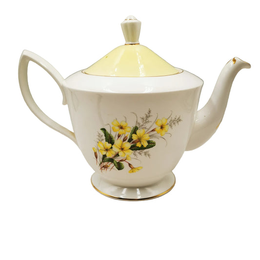 Royal Albert China Yellow Primrose Large Teapot