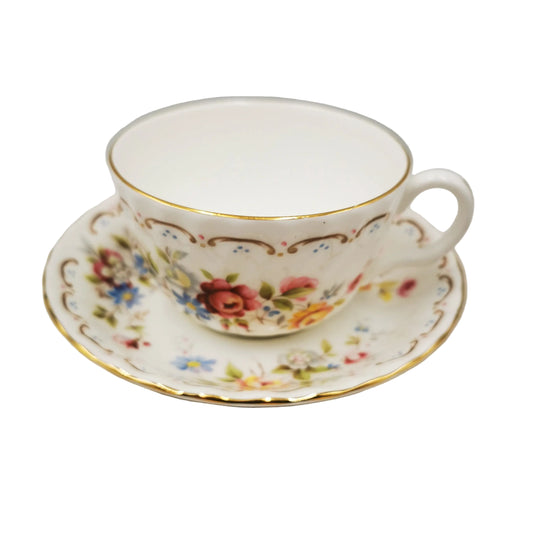Vintage Royal Albert Jubilee Rose Bone China Teacup and Saucer