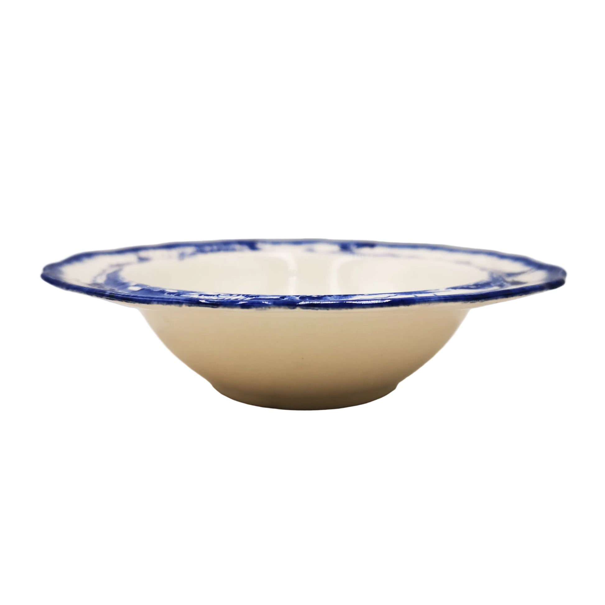 Royal-Doulton-Blue-and-White-China-Norfolk-D6294-Round-6.25-inch-Dessert-Bowl