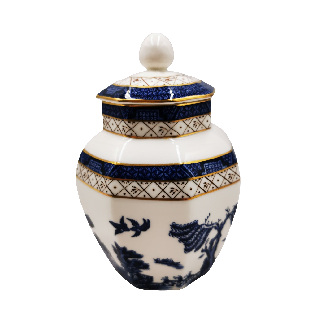 Royal Doulton Booths Real Old Willow Blue and White China Ginger Jar