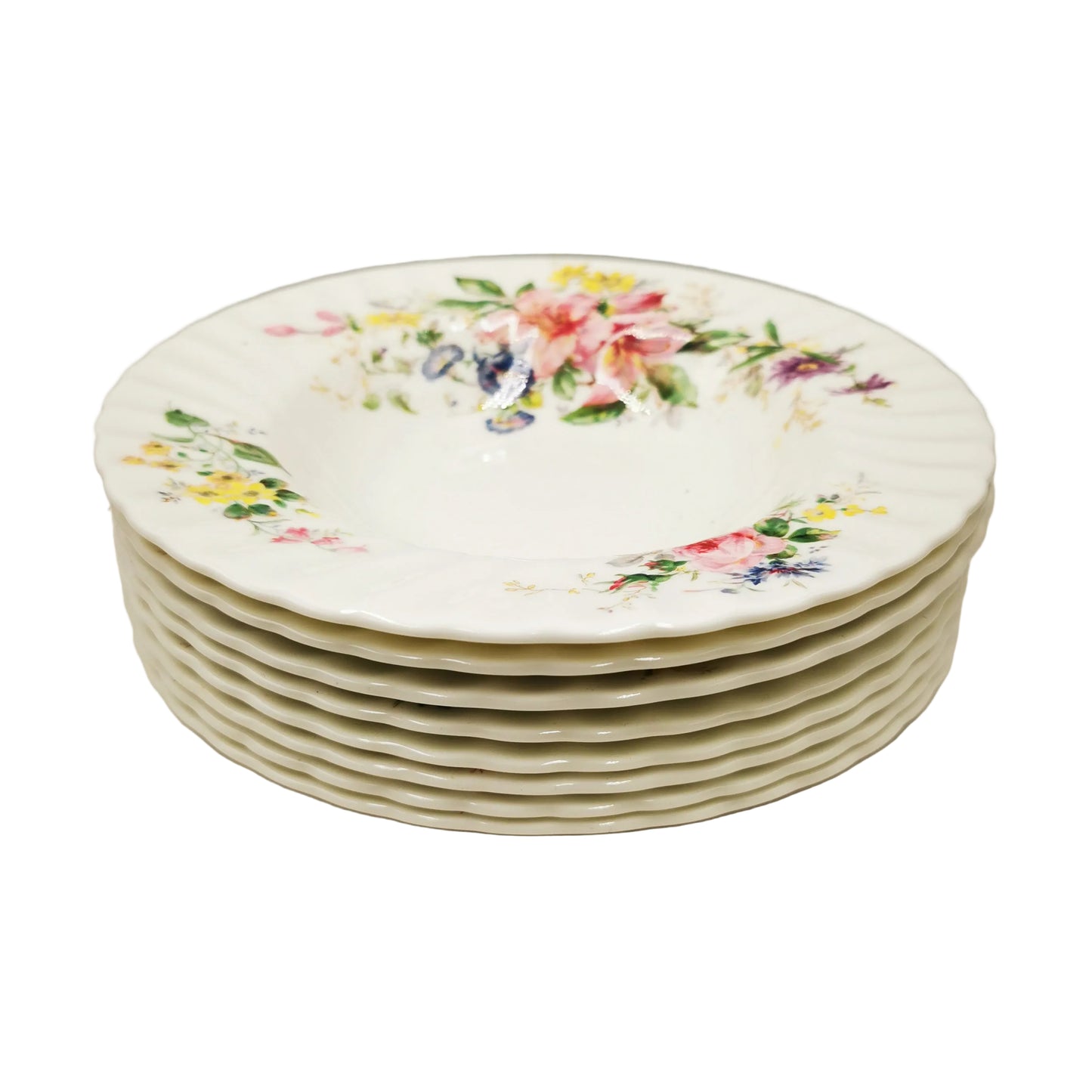 Royal Doulton China Arcadia H4802 Rimmed Soup Bowl