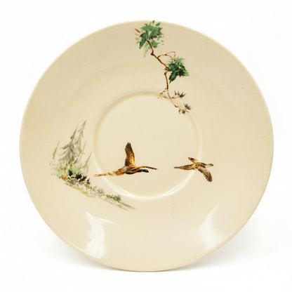 Royal-Doulton-China-The-Coppice-D5803-Gravy-Jug-Saucer