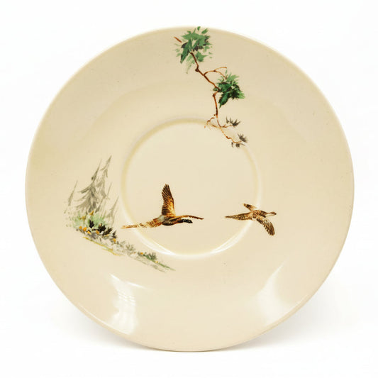 Royal-Doulton-China-The-Coppice-D5803-Gravy-Jug-Saucer