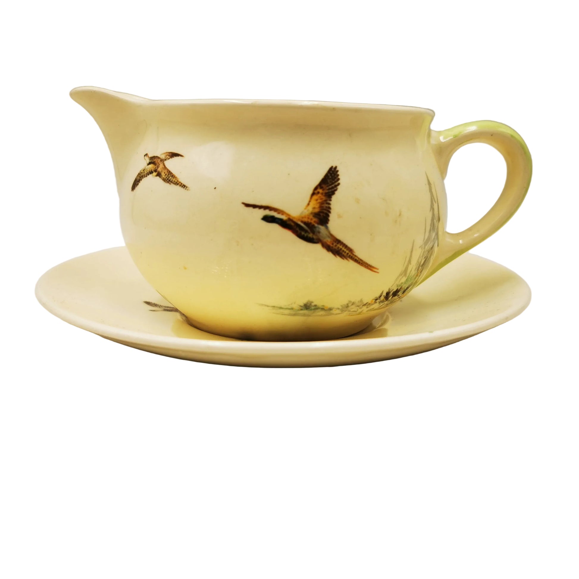 Royal Doulton China The Coppice D5803 Gravy Jug and Saucer