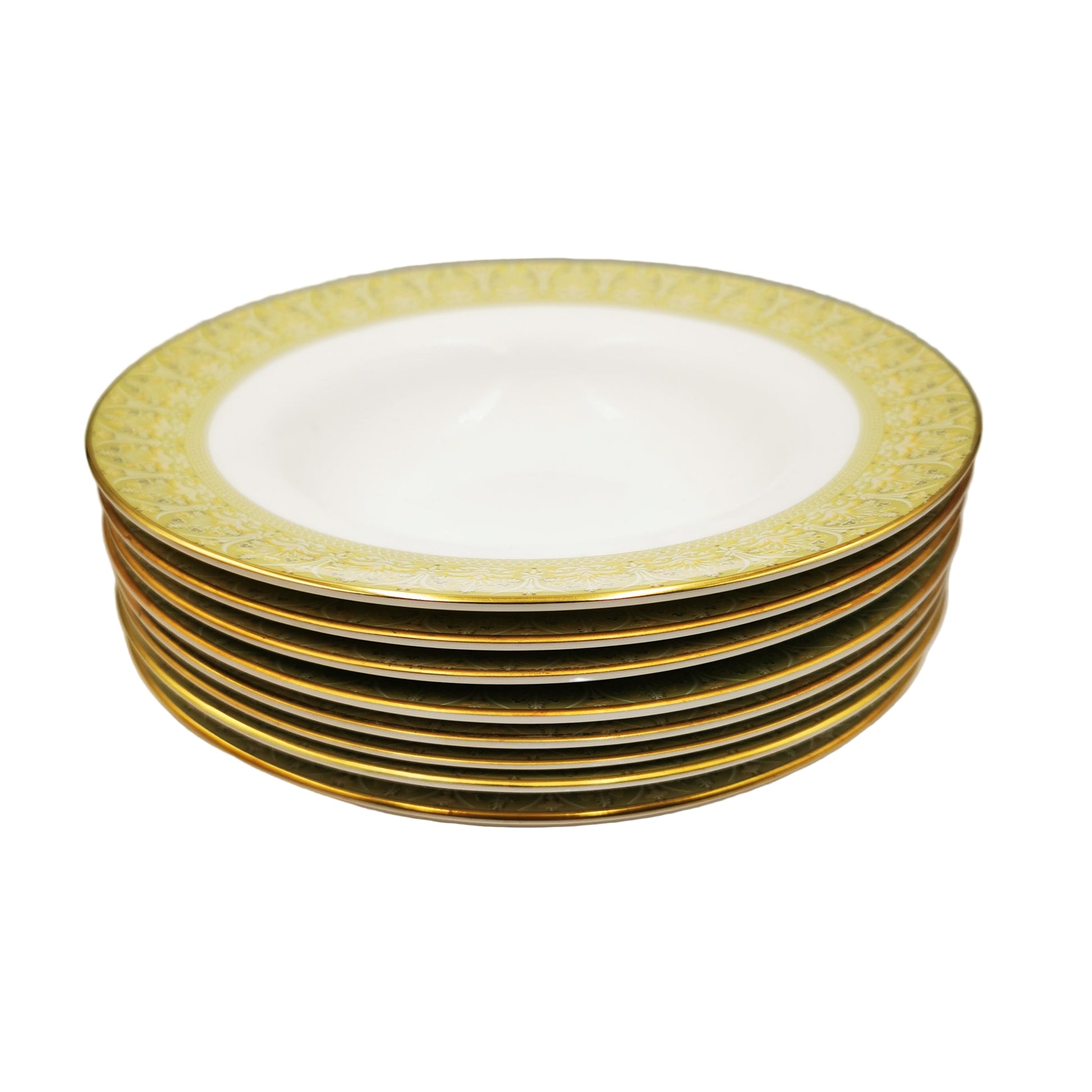 Royal Doulton Sonnet China H5012 8.25-inch Rimmed Soup Bowl