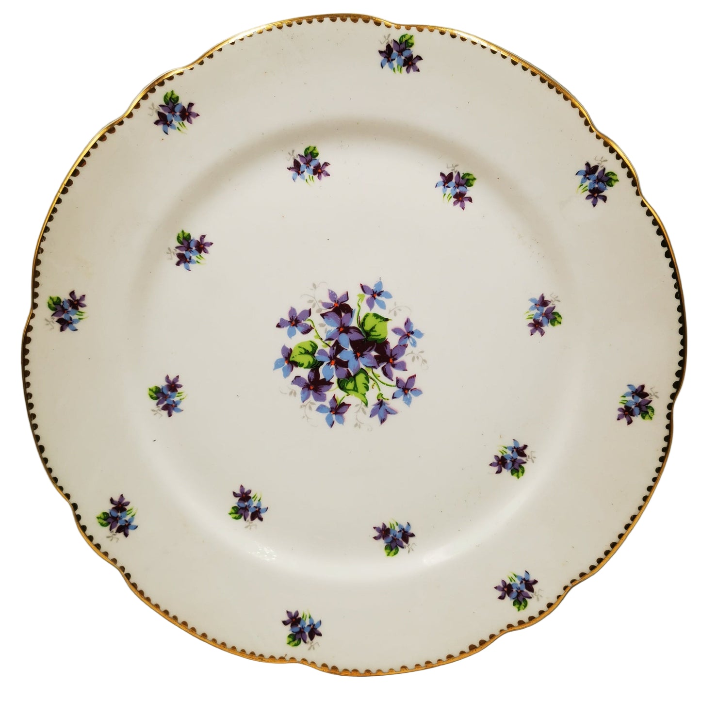 Royal Stafford Sweet Violets China Dinner Plate Hand Painted Floral China