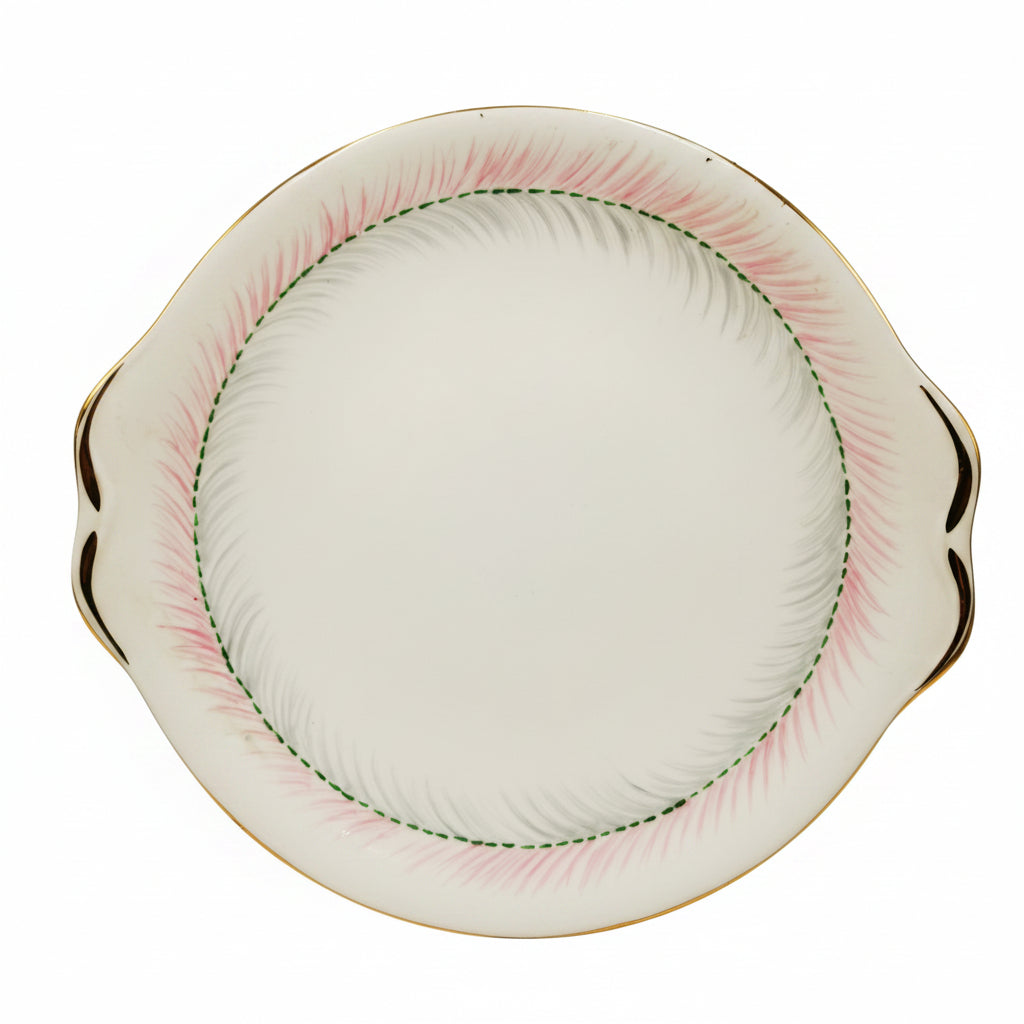 Royal-Standard-Bone-China-1317-Cake-Plate,-Mile-Jug-&-Sugar-Bowl