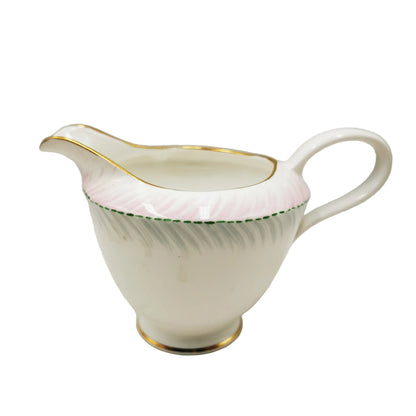 Royal-Standard-Bone-China-1317-Cake-Plate,-Mile-Jug-&-Sugar-Bowl