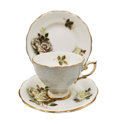 Royal Standard Bone China Floral Teacup Trio