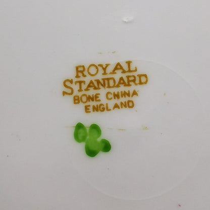 Royal Standard Bone China Poppies Hand Coloured Cake Plate