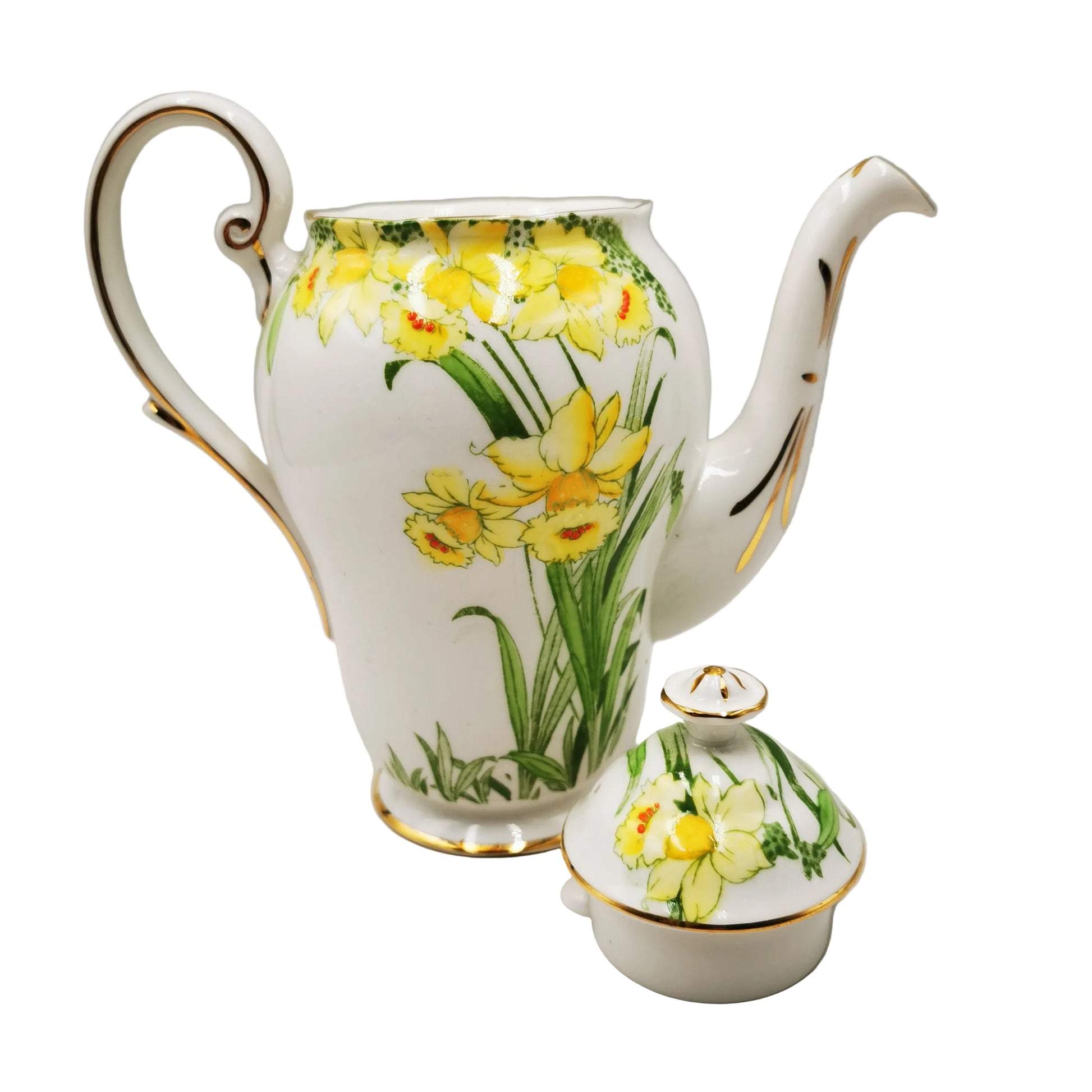 Royal-Standard-Bone-China-Daffodils-214-Teapot-and-lid
