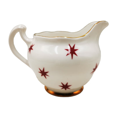 Royal Vale China Red Star Milk Jug