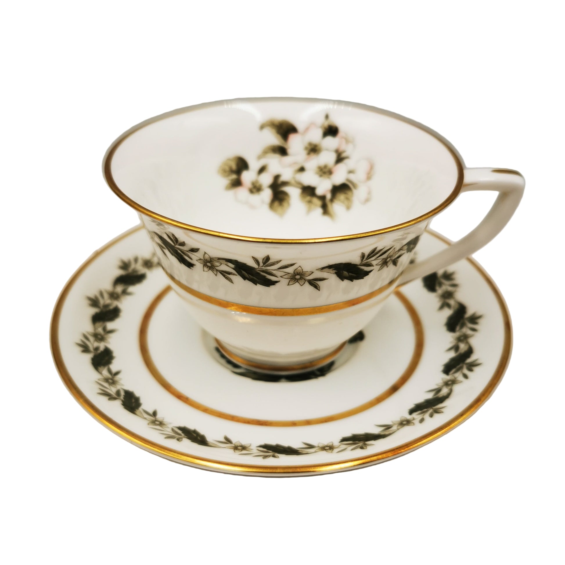 Royal Worcester China Bernina Teacup and Saucer