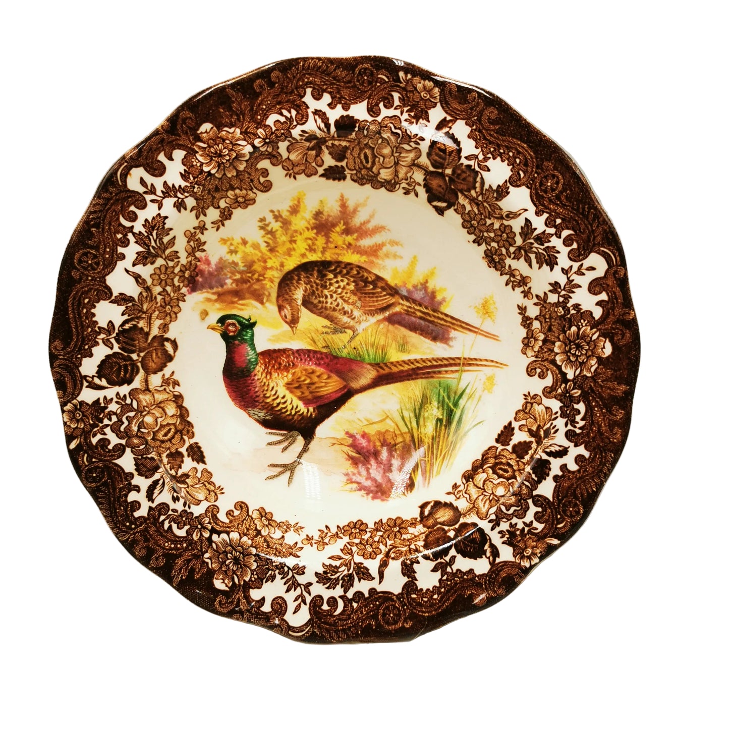 Royal Worcester Palissy China Game Series Pheasant Small Dessert Bowl