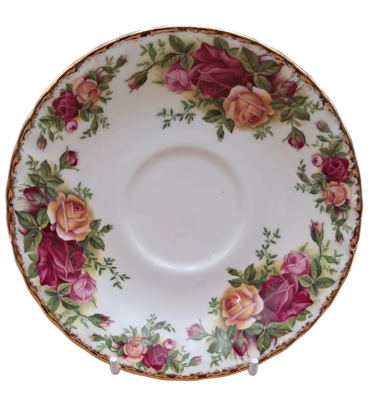 RA China Old Country Roses Saucer Seconds