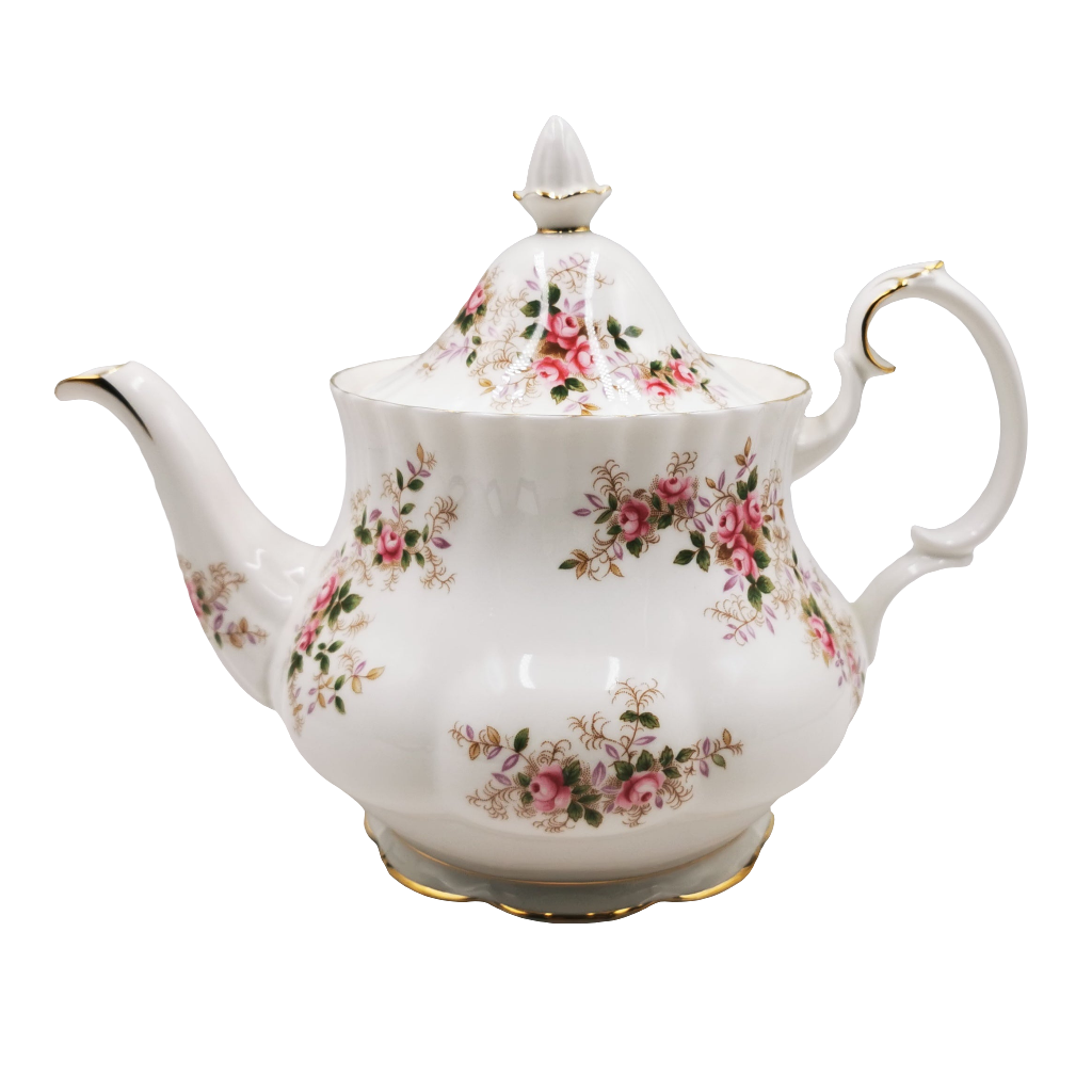 Royal Albert China lavender Rose Large Teapot