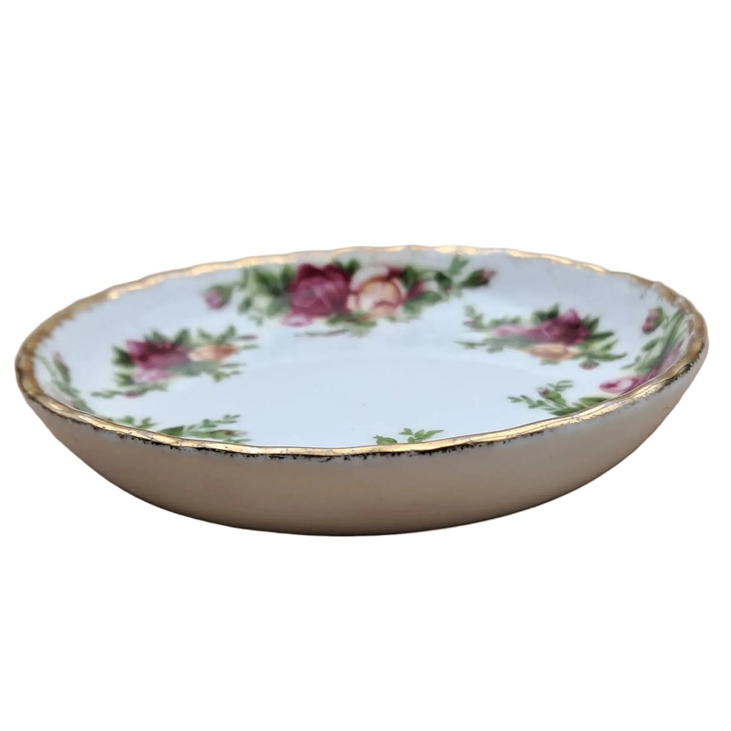 Royal Albert Old Country Roses China Small Round Butter or Trinket Dish
