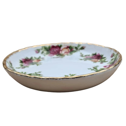 Royal Albert Old Country Roses China Small Round Butter or Trinket Dish