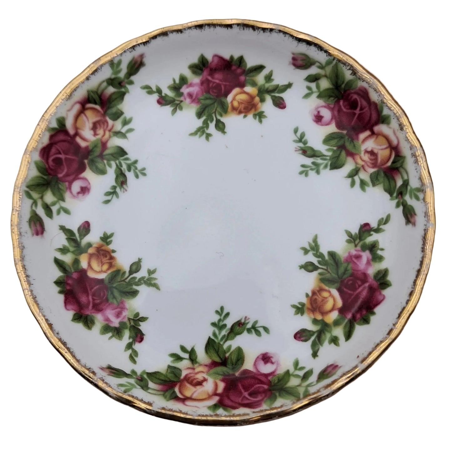 Royal Albert Old Country Roses China Small Round Butter or Trinket Dish