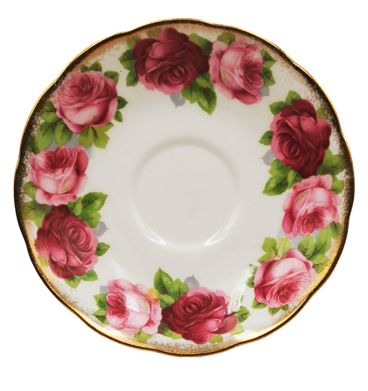 Royal Albert Old English Rose China Large Saucer