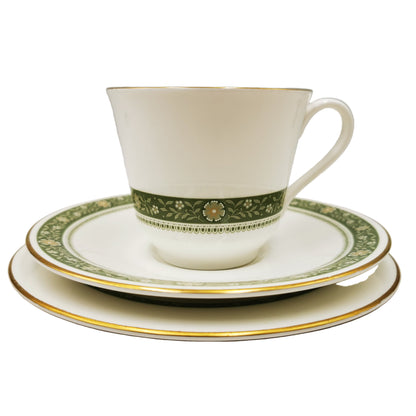 Royal Doulton China Rondelay H 5004 Teacup Saucer and Side Plate