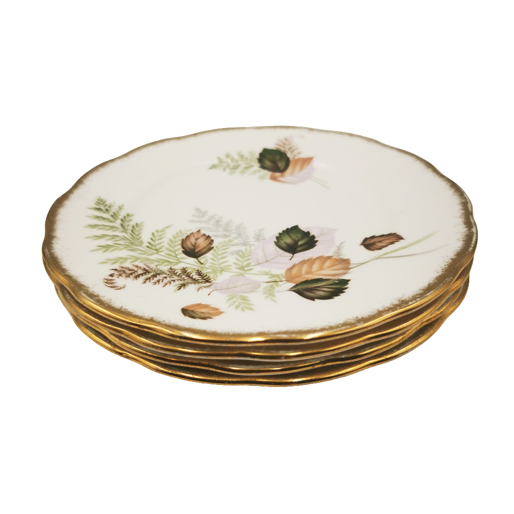 Royal Imperial China Autumn Fern Side Plate c1960