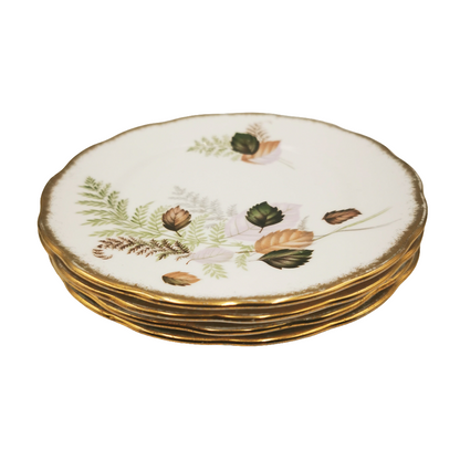 Royal Imperial China Autumn Fern Side Plate c1960