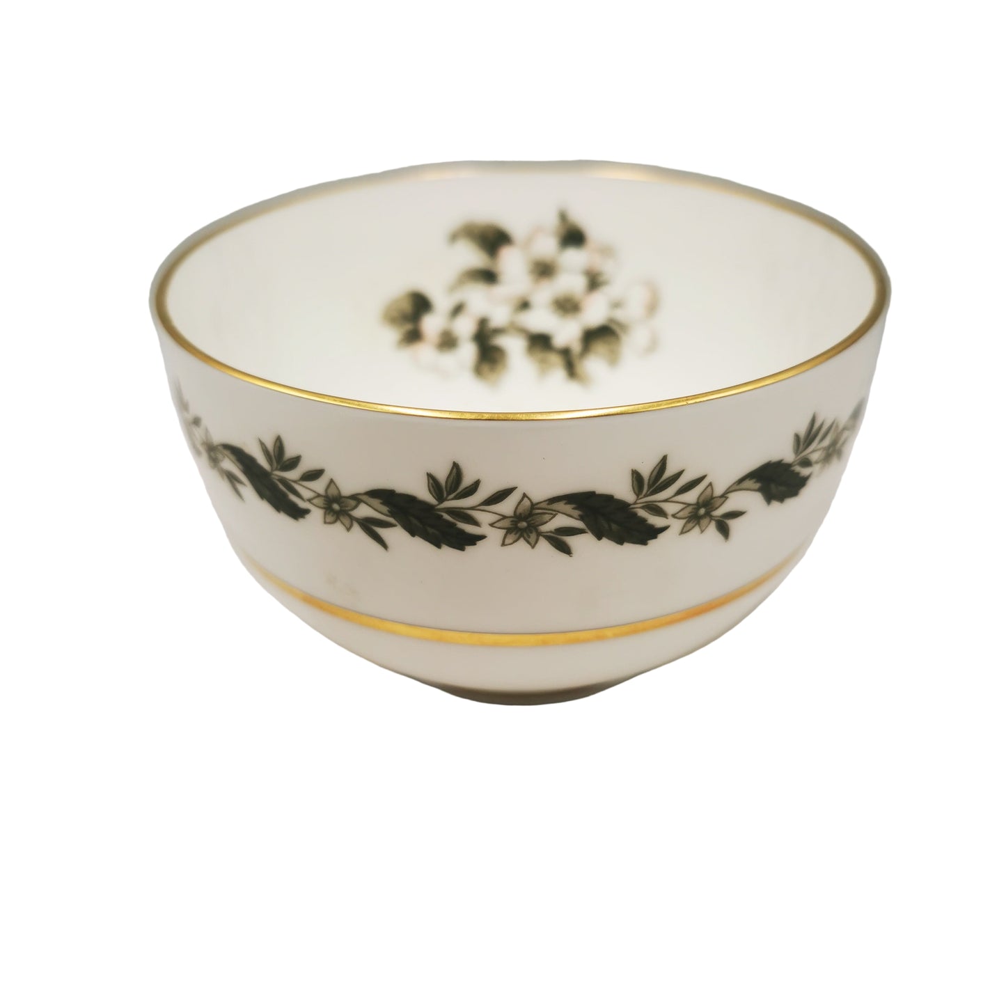 Royal Worcester China Bernina Rimmed Sugar Bowl