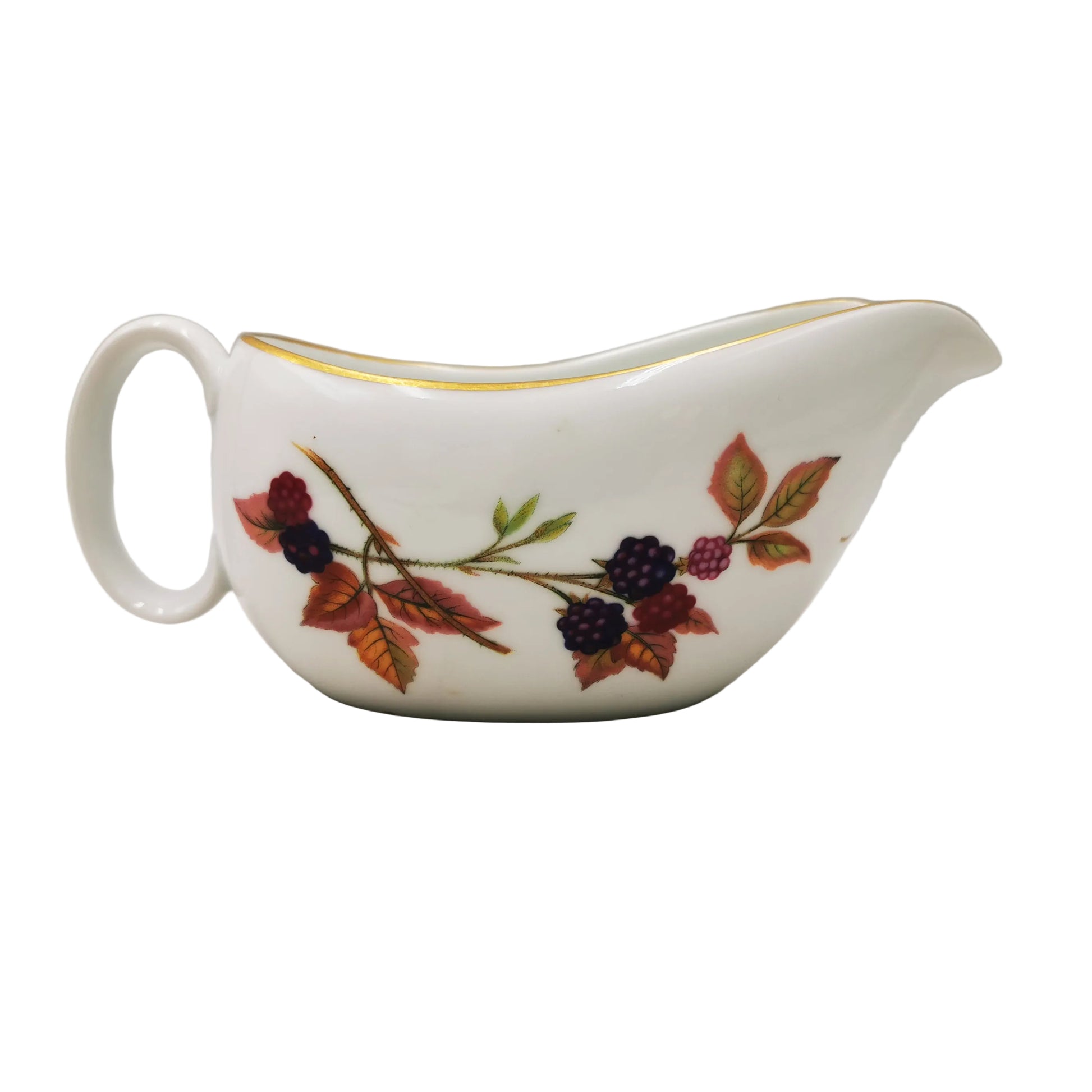 Royal Worcester China Evesham Gold Sauce Boat