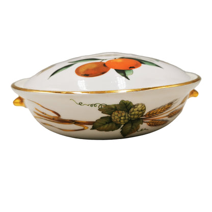 Royal Worcester China Evesham Gold Serving Tureen & Lid