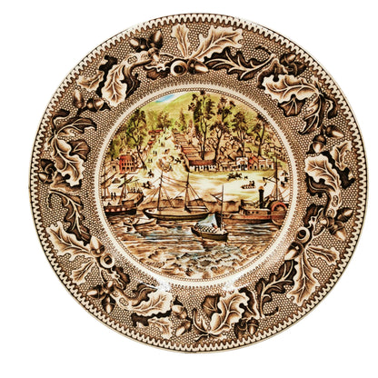 Johnson Bros China Historic America Sacramento City Dessert Plate