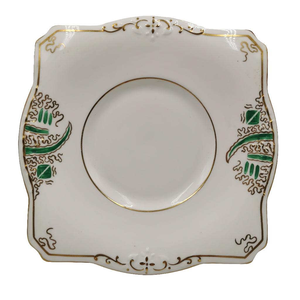 Salisbury China Bradleys Art Deco 9165 Cake Plate