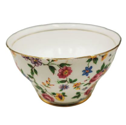 Salisbury Floral Chintz China Sugar Bowl