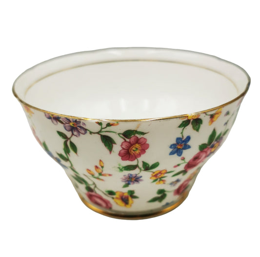 Salisbury Floral Chintz China Sugar Bowl