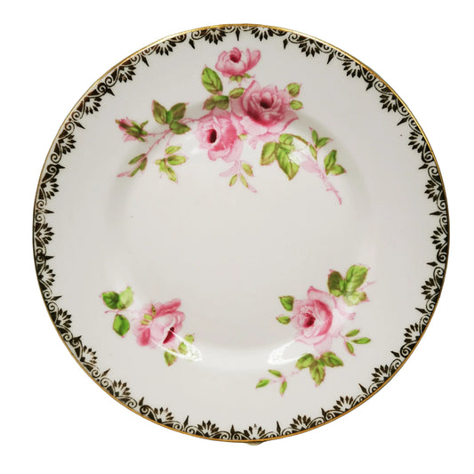Salisbury Floral Pink Rose China Side Plate pattern 1633