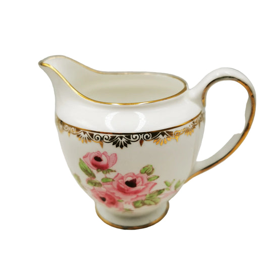 Salisbury-Floral-Pink-Rose-China-Milk-Jug-pattern-1633