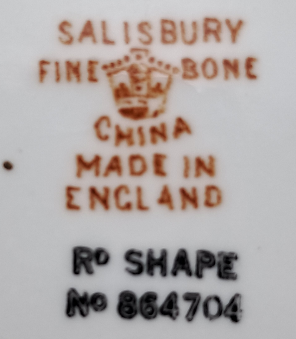 Salisbury rare set Stamp with shape