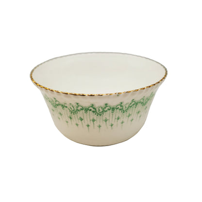 Samuel Radford 943 Green and White China Sugar Bowl