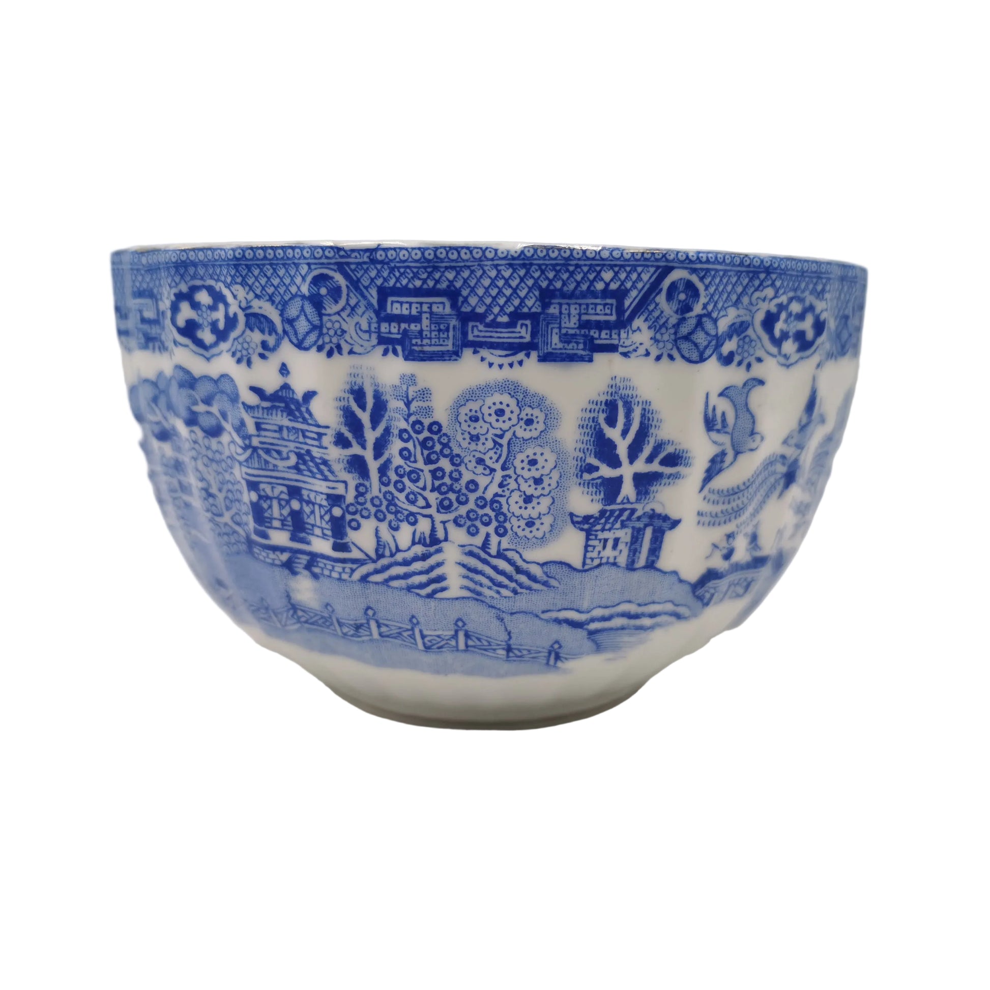 Samuel-Radford-Blue-and-White-Willow-Porcelain-China-Large-Sugar-Bowl