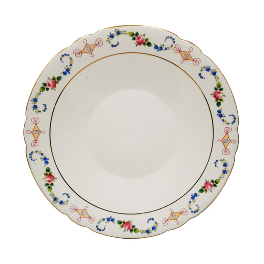 Shelley Porcelain China 8912 Rose Garland Cake Plate