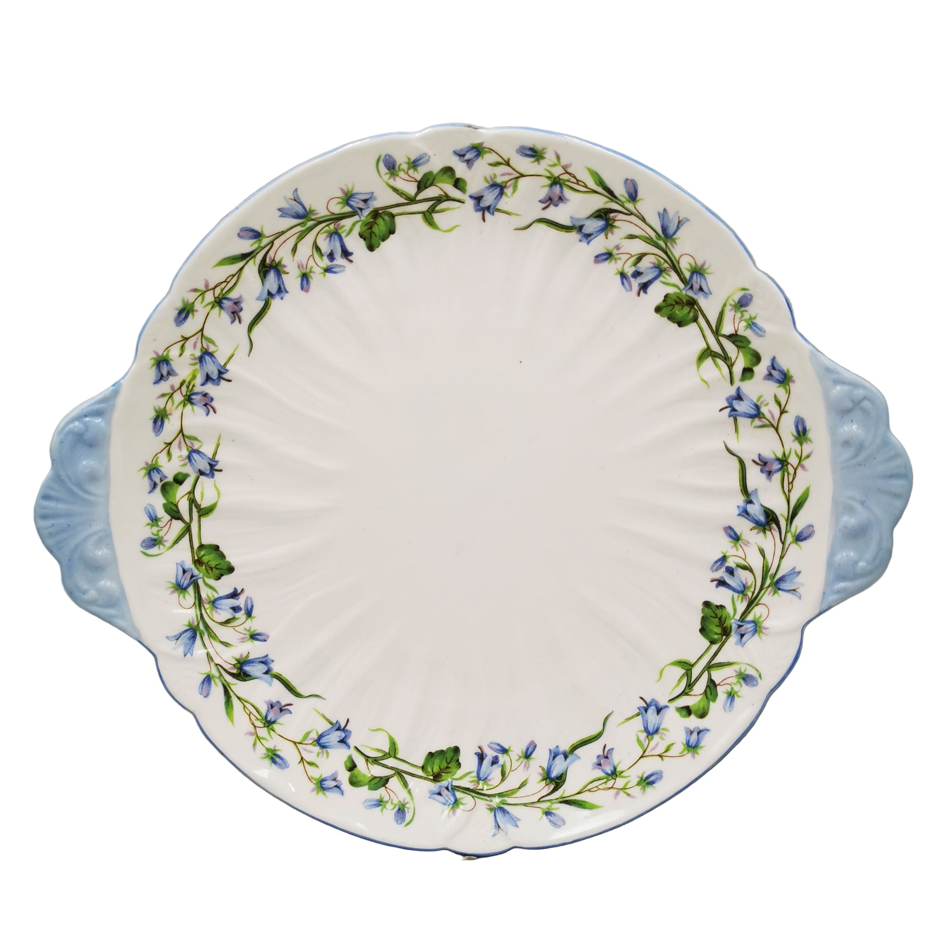 Shelley Harebell 13590 Floral China Cake Plate