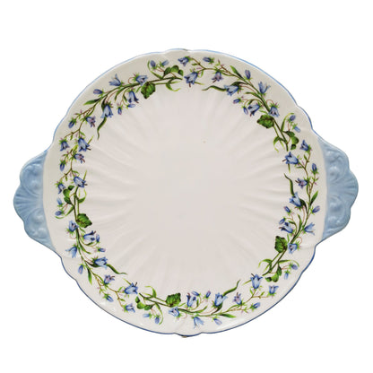 Shelley Harebell 13590 Floral China Cake Plate