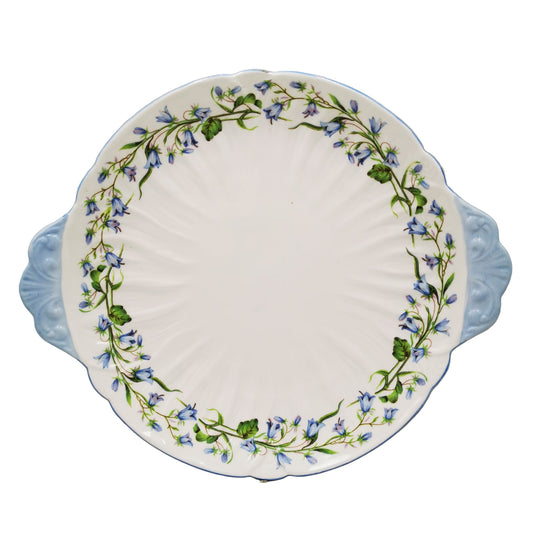 Shelley Harebell 13590 Floral China Cake Plate