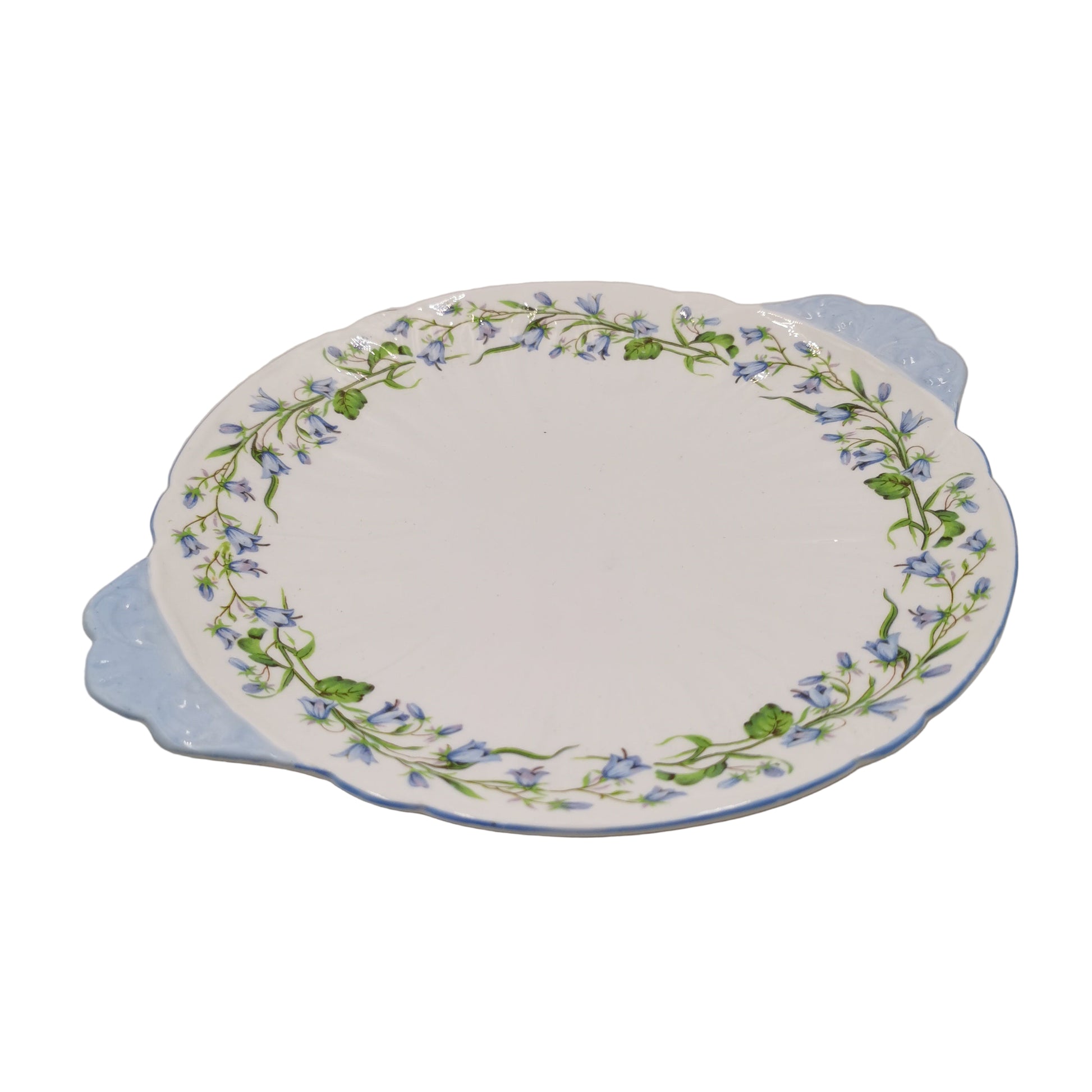 Shelley Harebell 13590 Floral China Cake Plate