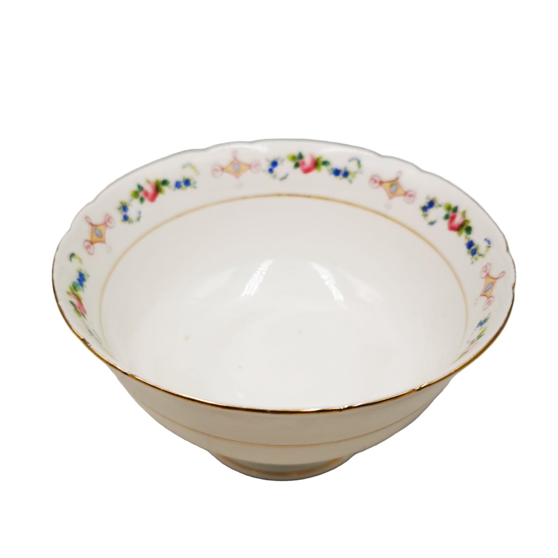 Shelley Porcelain China 8912 Rose Garland Sugar Bowl