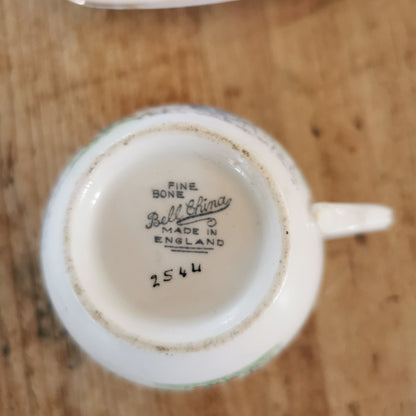 Shore-and-Coggins-Bell-China-2544-Crinoline-Lady-Teacup-Trio